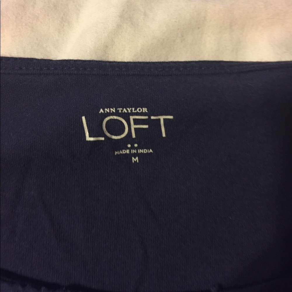 Navy Flutter Front Top - Picture 2 of 5